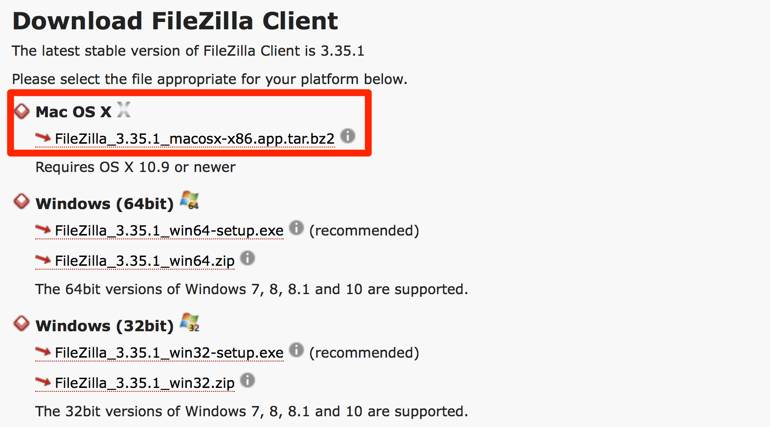 filezilla for mac 0s 7 filezilla for mac 0s 7